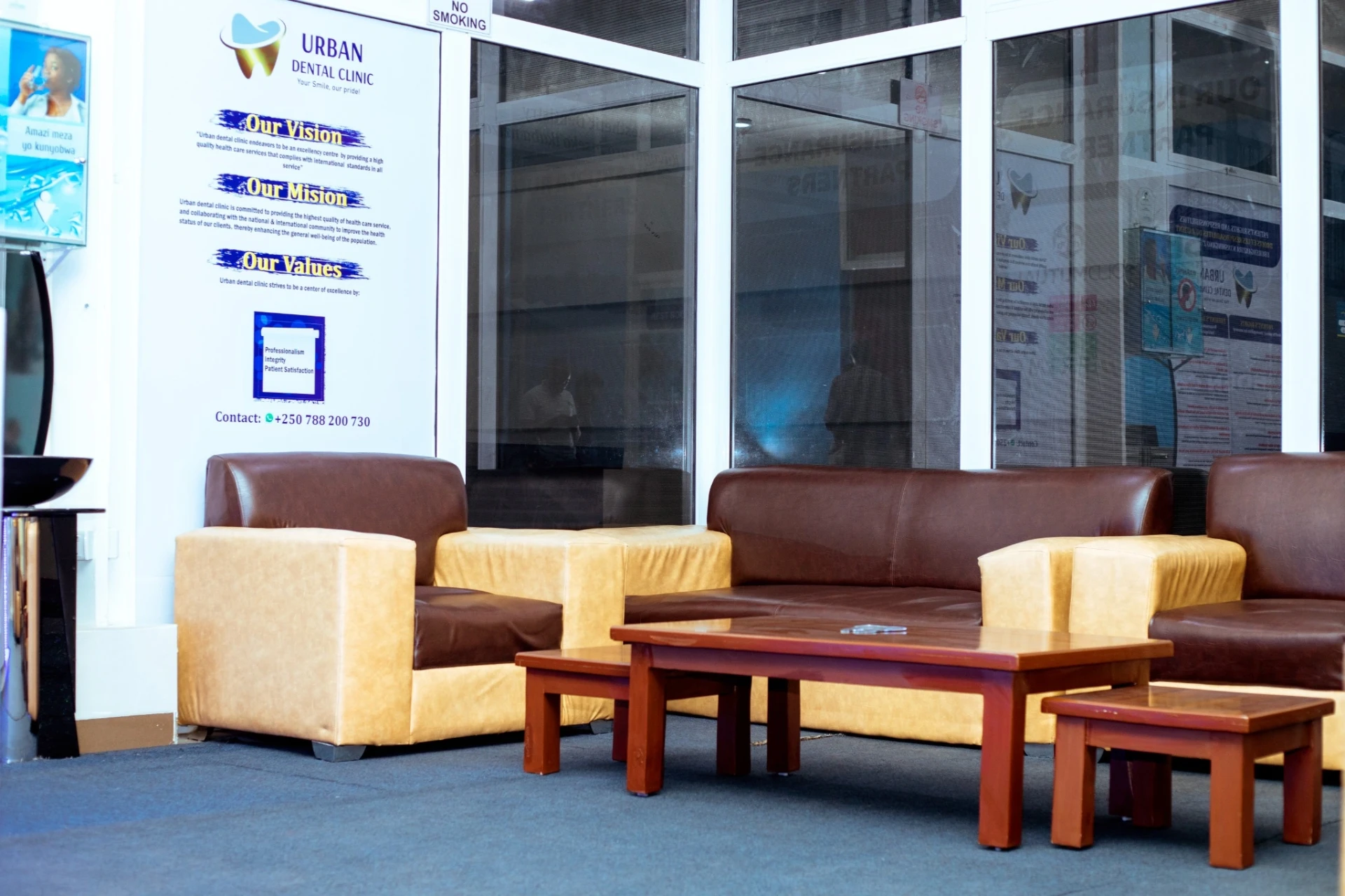 Urban Dental Clinic waiting lounge